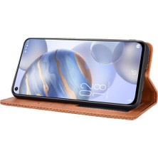 BDT Boutique Oukitel C21 Pu Deri Manyetik Kapatma Cüzdan Için Kılıf (Yurt Dışından)