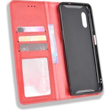 BDT Boutique Samsung Galaxy Xcover Pro Manyetik Kapatma Cüzdan Pu Deri Kılıf (Yurt Dışından)