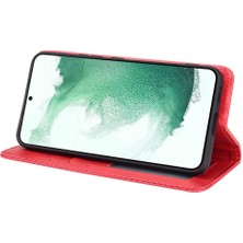 BDT Boutique Samsung Galaxy S22 5g Pu Deri Manyetik Kapatma Cüzdan (Yurt Dışından)