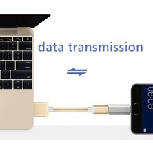 Ganbao Sadece C Tipi Fiş Manyetik Adaptör Ios'tan Ios'a IPhone 14 13 12 11 Pro Max 8 7 Artı Xr Xs Max Manyetik Şarj Tarihi Kablosu Için 4 Renk Sıcak (Yurt Dışından)