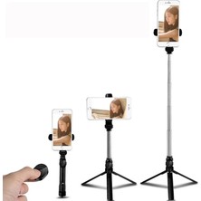 Ganbao Beyaz Kablosuz Bluetooth Özçekim Çubuğu Tripod Uzaktan Kumanda ile iPhone Huawei Samsung Android Cep Monopod Özçekim Standı Deklanşör (Yurt Dışından)