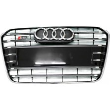 Drs Tuning Audi A6 Uyumlu 2015-2018 Panjur S6 Krom - Siyah