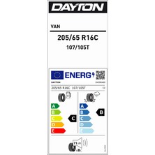 Dayton 205/65 R16C 107/105T Van Yaz Lastiği (Üretim Yılı:2024)