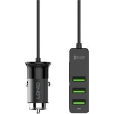 Ldnıo Qc 3.0+3 USB Girişli Araç Şarj Cihazı C61