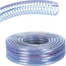Çelik Telli Şeffaf Hortum Tip-A  2  (50 Mm)  40 Metre