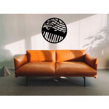Şirin Lazer Müzi̇k Pi̇ano Sol Anahtari Ahşap Mdf Duvar Dekoru Tablo/25 cm