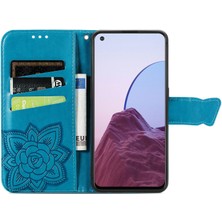 BDT Boutique Oneplus Nord N20 Kelebek Kanatları Narin Çiçekler Darbeye Dayanıklı Deri Telefon Kılıfı (Yurt Dışından)