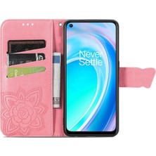 BDT Boutique Oneplus Nord Ce 2 Lite 5g Kelebek Kanatları Narin Çiçekler Darbeye Dayanıklı Deri Telefon Kılıfı (Yurt Dışından)