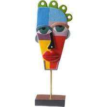 Miniminti Picasso Maske Soyut Yüz Biblo - Colorfull