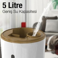 Coofbe Dekoratif Multi Filtre 5lt Hava Nemlendirici Ultrasonic Hava Temizleme Cihazı Nemlendirici