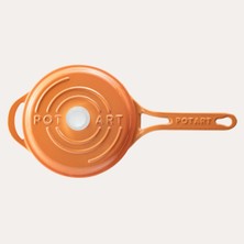 Pot Art Peach Mini Döküm Tencere 18 cm