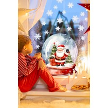 Artikel Yılbaşı Noel Baba Kar Küresi Çocuk Odası Duvar Sticker 50 x 70 cm