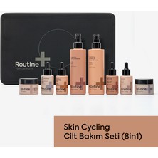 Routine+ Cilt Bakım Seti Skin Cycling Cilt Bakım Döngüsü Seti (8in1)