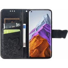 BDT Boutique Xiaomi 11 Pro Kelebek Kanatları Narin Çiçekler Darbeye Dayanıklı Deri Telefon Kılıfı (Yurt Dışından)