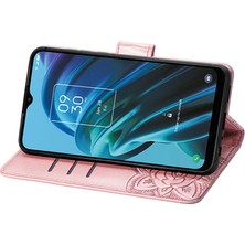 BDT Boutique Tcl 30 Xe 5g Kelebek Kanatları Narin Çiçekler Darbeye Dayanıklı Deri Telefon Kılıfı (Yurt Dışından)