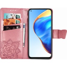 BDT Boutique Xiaomi 10T/10T Pro Kelebek Kanatları Narin Çiçekler Darbeye Dayanıklı Deri Telefon Kılıfı (Yurt Dışından)