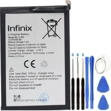 Senal Store Infinix Hot 10 Pil Batarya + Tamir Seti BL-51BX 5200 Mah
