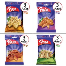 Paşa Kuruyemiş Paşa Karışık Kuruyemiş 70 gr x 12 Adet (1. Kalite)