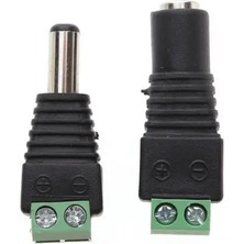 Tialating 5 Adet Dişi 2.1X5.5MM+12V 5 Adet Erkek Dc Priz Adaptör Jak Konnektörü Cctv Pv Için (Yurt Dışından)