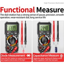Xiaxiaoer Aneng Dijital Multimetre Ac ve Dc Gerilim Akım Direnç Kapasite Diyot Veri Saklama Dijital Multimetre (Yurt Dışından)