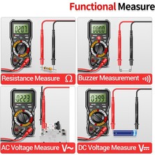 Xiaxiaoer Aneng Dijital Multimetre Ac ve Dc Gerilim Akım Direnç Kapasite Diyot Veri Saklama Dijital Multimetre (Yurt Dışından)