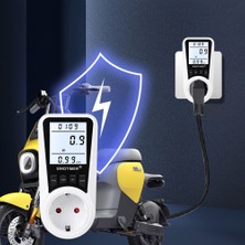 Xiaxiaoer 220 V Dijital LCD Güç Ölçer Wattmetre Soket Watt Kwh Enerji Ölçer Ölçüm Çıkışı Güç Analizörü (Yurt Dışından)