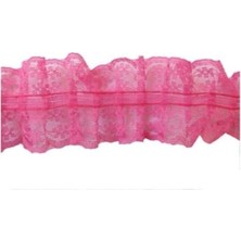 Depposite Dantelli Kurdele 4.2 cm - 18 Metre Fuşya