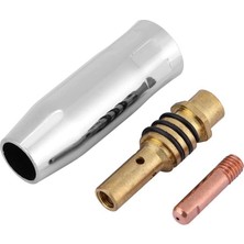 Vigortrading Lkpcıgcxm Mıg / Mag Aşınma Parçaları Seti MB15 Tel Çapı 0,8 mm Parçaları Için Uygun Gaz Nozulu Memesi Çubuk Akım Memesi M6 0,8 mm (Yurt Dışından)