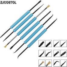 Vigortrading Zjcostol 6 In 1 Çelik Lehim Yardımı Bga Onarım Aracı Seti Hassas Elektronik Bileşenler Kaynak Taşlama Temizleme El Aletleri (Yurt Dışından)