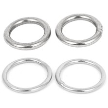 Vigortrading Halka-10 x Kaynaklı Yüzük-Gümüş (Yurt Dışından)
