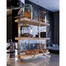 Massive Home Organizer 3 Katlı Gold