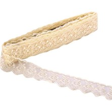 VİP Danteli Kurdele 4 cm - 10 Metre Krem