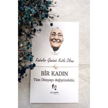 Emtory Home 10 Adet Kadınlar Günü Kartlı Bileklik Hediye Bir Kadın Tüm Dünyayı Değiştirebilir Şans Bilekliği