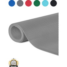 TBM Plastik Kaydırmaz Gri Bal Petek Paspas EN:120cm 120 x 70 cm