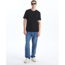 Koor Kumaş Detaylı Erkek T-Shirt