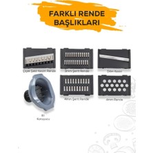 Qasul 5 Başlıklı Mutfak Rende Seti  Pratik ve Kullanışlı Yapısıyla Işlerinizi Kolaylaştırmak Için Tasarlanmış