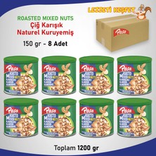 Paşa Kuruyemiş Kavrulmuş Karışık Kuruyemiş Teneke Kutu 150 gr x 8 Adet (1. Kalite)