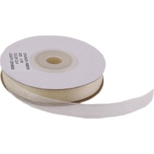 Eminönü Toptancı Krem Organze Kurdele 10 mm 22 Metre