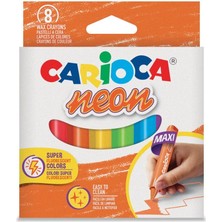 Carioca KTYRA52 Carioca Pastel Boya Kalemi Fosforlu 8li