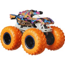 Hot Wheels KTYRA52 HCB57 Monster Trucks Karanlıkta Parlayan Araçlar, Hot Wheels Monster Trucks - Mattel