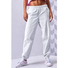 Nike Air Corduroy Fleece Pants Yüksek Bel Fitilli Detay Bol Kesim Kadın Gri Eşofman Altı