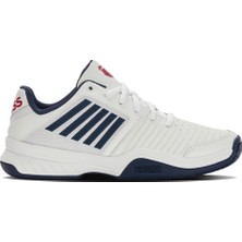 K-Swiss Court Express Erkek Tenis Ayakkabısı Renkli Kauçuk Dış Taban ile Konforlu Oyun