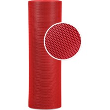 TBM Plastik Kaydırmaz Kırmızı Bal Petek Paspas EN:120cm 120 x 1300 cm