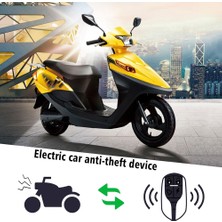 Pengfushop5 Elektrikli Scooter Alarmı Kablosuz Uzaktan Kumanda Hırsızlığa Karşı Motosiklet Korna Kilidi Ev Motosiklet Hoparlör Güvenlik Sistemi (Yurt Dışından)