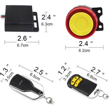 Pengfushop5 Motosiklet Uzaktan Kumanda Alarm Hırsızlık Önleme Cihazı Akıllı Kullanımı Kolay Scooter Için Su Geçirmez Hırsızlığa Karşı Güvenlik Sistemi (Yurt Dışından)