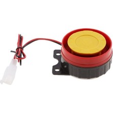 Pengfushop5 Universal Araç Elektroniği Dc 12V Motosiklet&truck&auto Atv Raid Air Siren Küçük Elektrikli Kırmızı Korna Alarmı (Yurt Dışından)