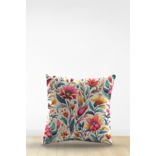 Artavessa Çift Tarafı Dijital Baskılı Dekoratif Suni Deri Kırlent Kılıfı