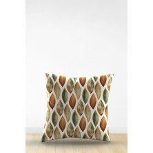 Artavessa Çift Tarafı Dijital Baskılı Dekoratif Suni Deri Kırlent Kılıfı