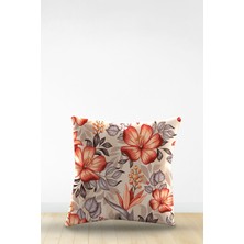 Artavessa Çift Tarafı Dijital Baskılı Dekoratif Suni Deri Kırlent Kılıfı