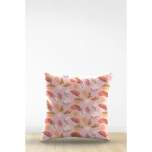 Artavessa Çift Tarafı Dijital Baskılı Dekoratif Suni Deri Kırlent Kılıfı